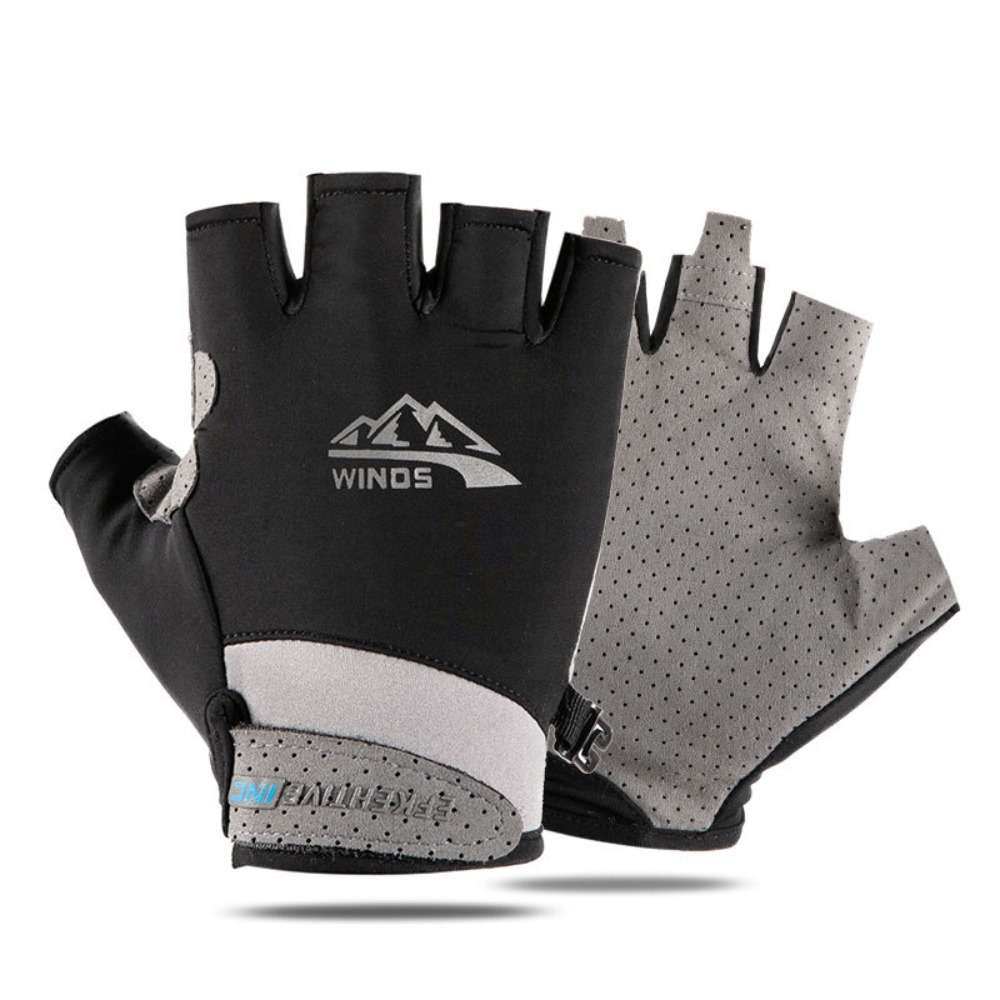 Spearfishing Glove - Anti-UV Half Fingerถุงมือตกปลาฤดูร้อนกีฬากลางแจ้งขี่ถุงมือครีมกันแดดถุงมือBreathable Fitnessถุงมือ