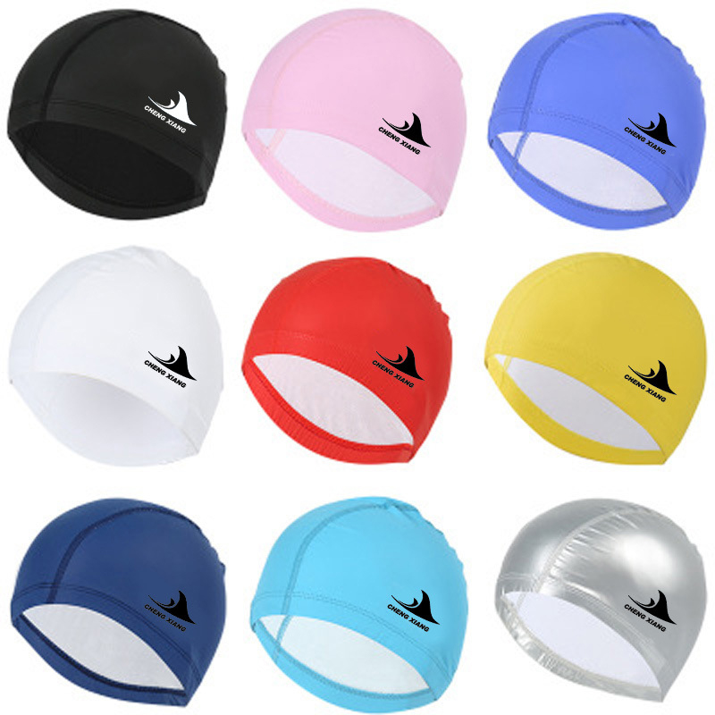 Aquatic Sports Cap - สำหรับผู้ชายผู้หญิง ผ้ากันน้ำ ปกป้องหู ผมยาว กีฬา ว่ายน้ำ