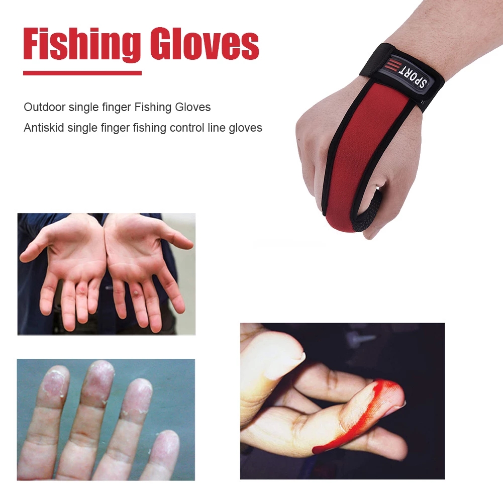 Spearfishing Glove - ถุงมือตกปลา 1 นิ้ว ป้องกันการบาด ระบายอากาศ กันลื่น