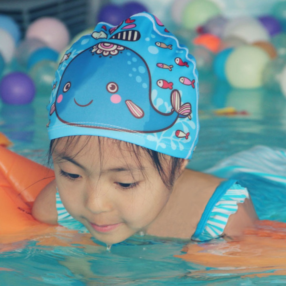หมวกว่ายน้ำเด็ก ลายการ์ตูนน่าร - Aquatic Sports Cap บทวิจารณ์และราคา