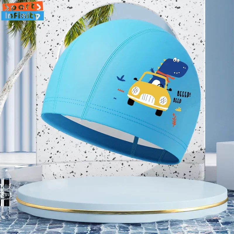 หมวกว่ายน้ําหญิงการ์ตูนน่ารักก - Aquatic Sports Cap บทวิจารณ์และราคา