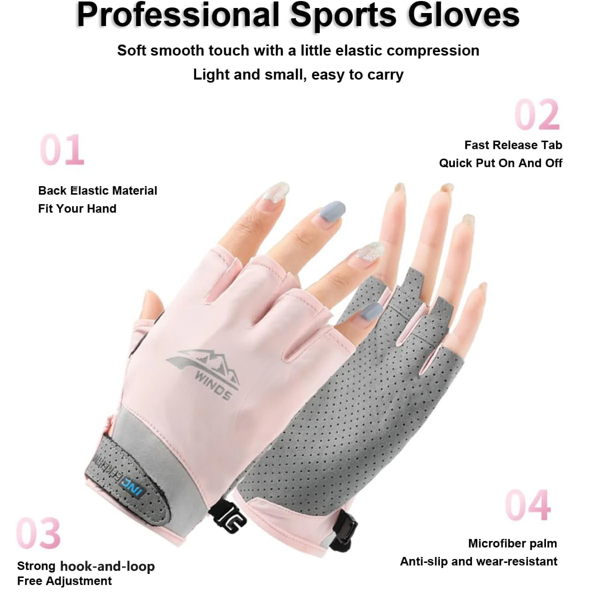 1 คู่ Fingerless ขับรถ/ตกปลา/เ - Spearfishing Glove บทวิจารณ์และราคา