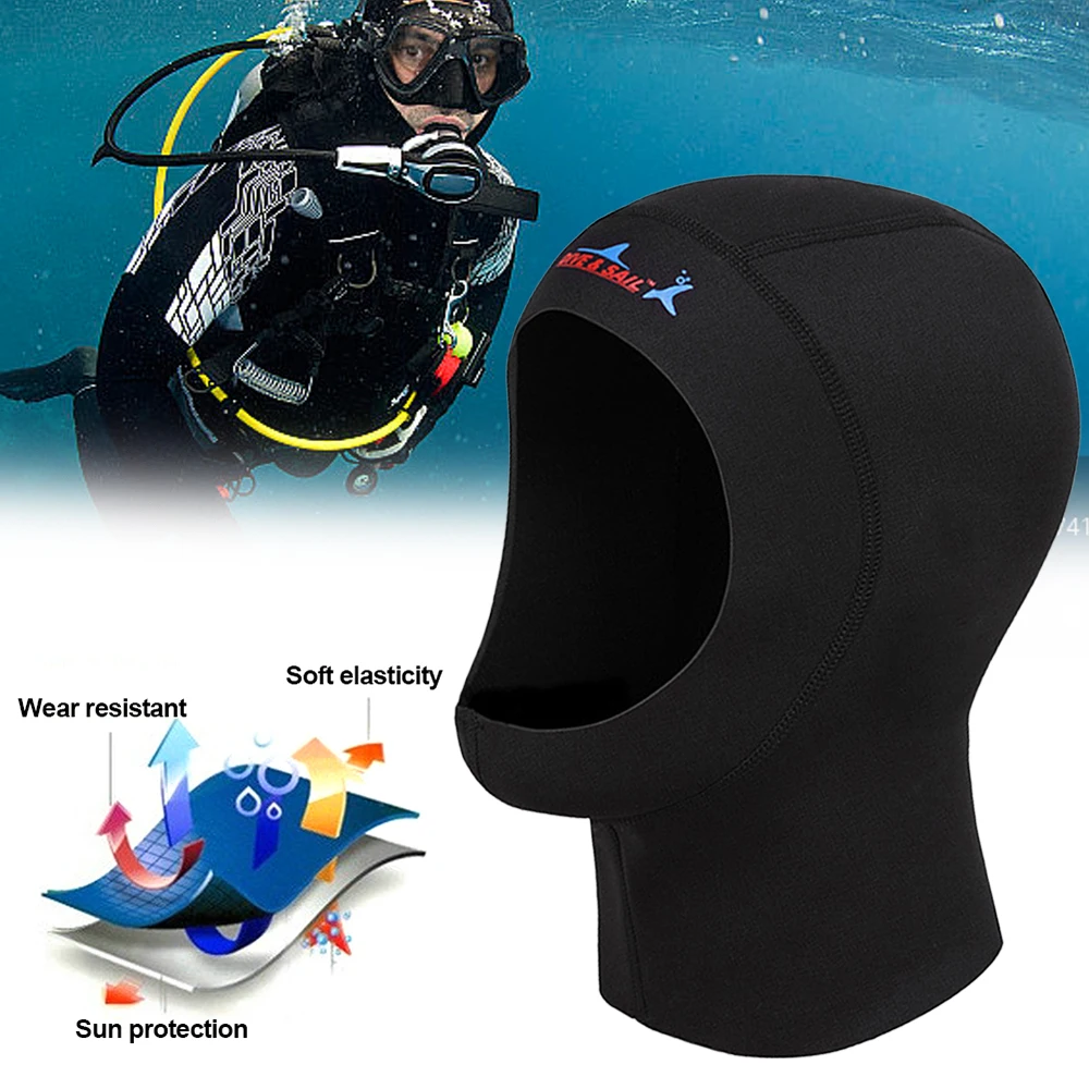 หมวกดำน้ำนีโอพรีน 1 มม. สำหรับ - Aquatic Sports Cap บทวิจารณ์และราคา