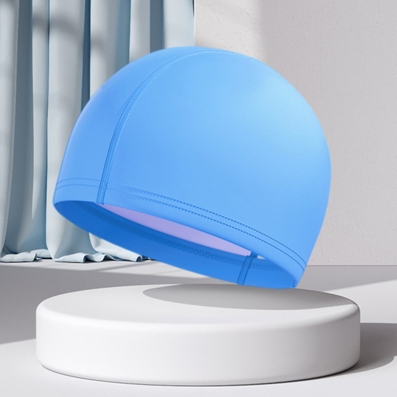 หมวกว่ายน้ำ PU กันน้ำสำหรับเด็ - Aquatic Sports Cap บทวิจารณ์และราคา