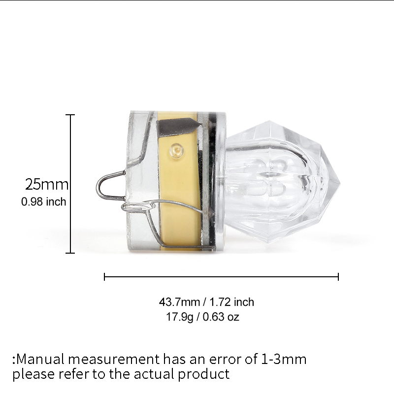 10 ชิ้น LED โคมไฟตกปลาใต้น้ําเ - Underwater Flashlight บทวิจารณ์และราคา