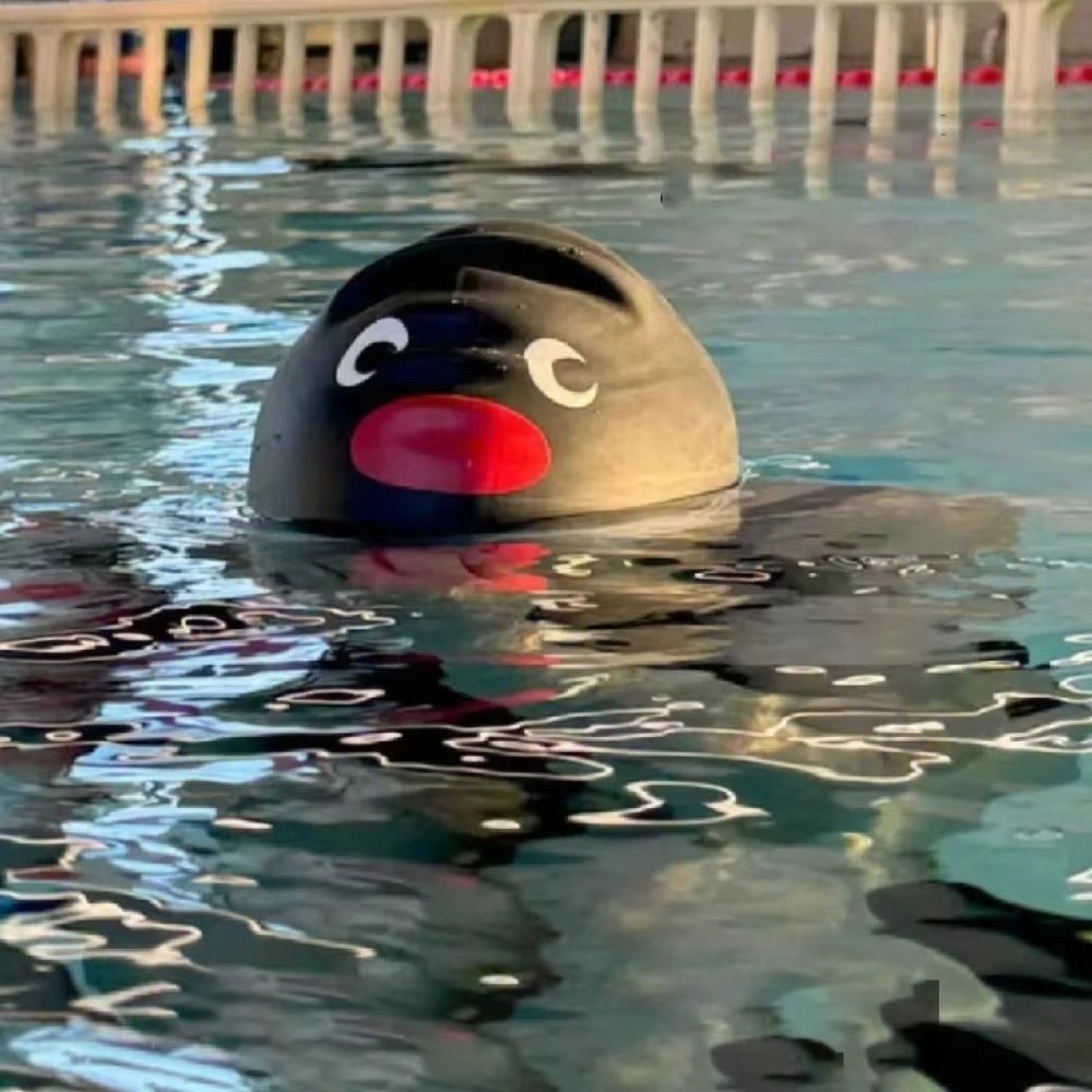 หมวกว่ายน้ำลายการ์ตูนเพนกวินน่ - Aquatic Sports Cap บทวิจารณ์และราคา