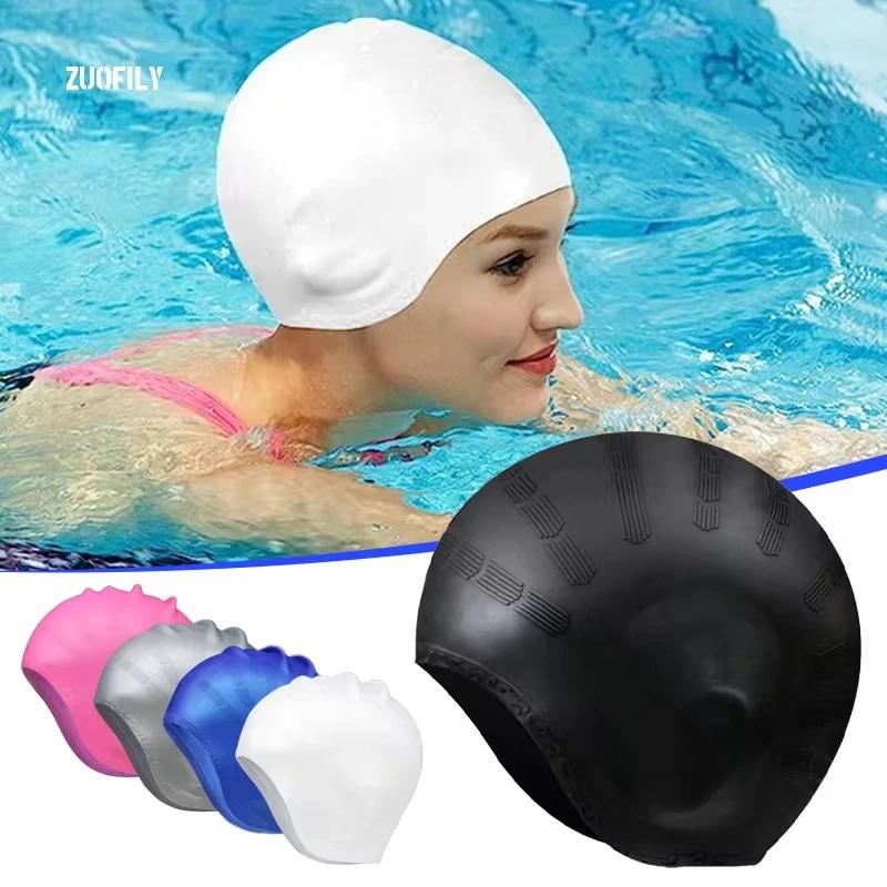 หมวกว่ายน้ำซิลิโคนขนาดใหญ่พร้อ - Aquatic Sports Cap บทวิจารณ์และราคา