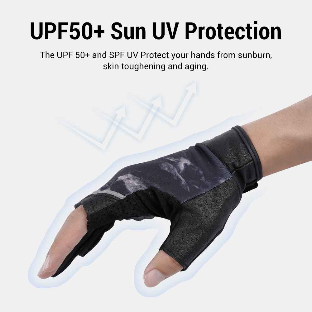 Noeby ครึ่งนิ้วถุงมือตกปลา UPF - Spearfishing Glove บทวิจารณ์และราคา
