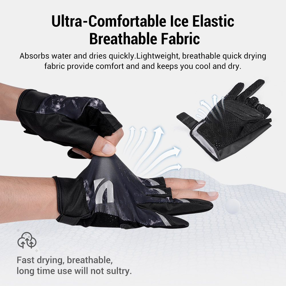 Noeby ครึ่งนิ้วถุงมือตกปลา UPF - Spearfishing Glove บทวิจารณ์และราคา
